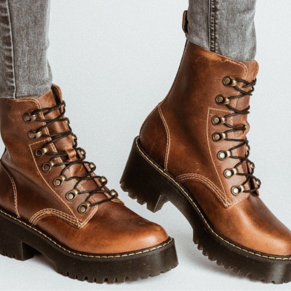 Dr. Martens Brown Combat Boots